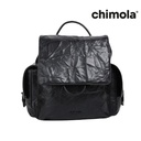 MOCHILA SIMIL CUERO ARRUGADA CHIMOLA