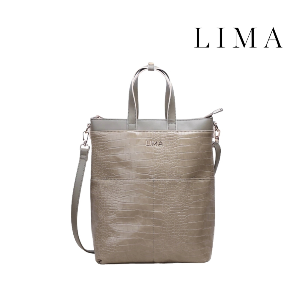BOLSO MOCHILA PORTANOTEBOOK SIMIL CUERO LIMA