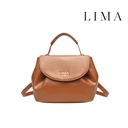 MOCHILA MINI BAG CON SOLAPA SIMIL CUERO 8" LIMA