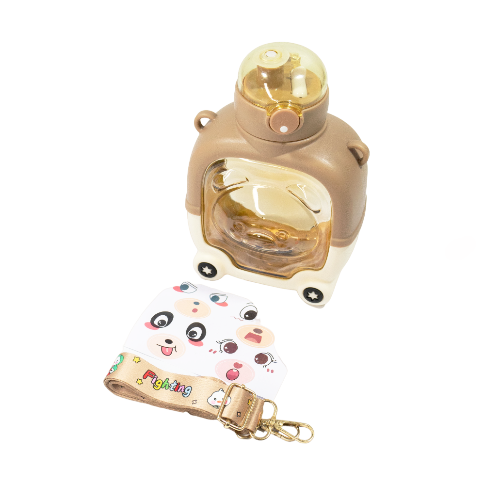 BOTELLA DE AGUA FORMA DE OSITO C/ CORREDERA