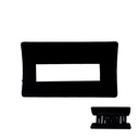 BROCHE RECTANGULAR MATE