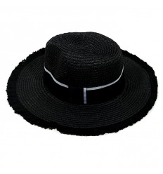 CAPELINA CON CINTA Y FLECOS