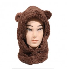 CAPUCUELLO DE PELUCHE OREJAS DE OSO