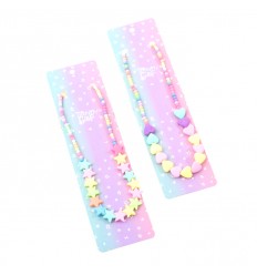 [30357] COLLAR CON CUENTAS Y DIJE