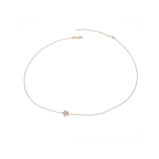 [41855] COLLAR CORTO DIJE ESTRELLA CON STRASS