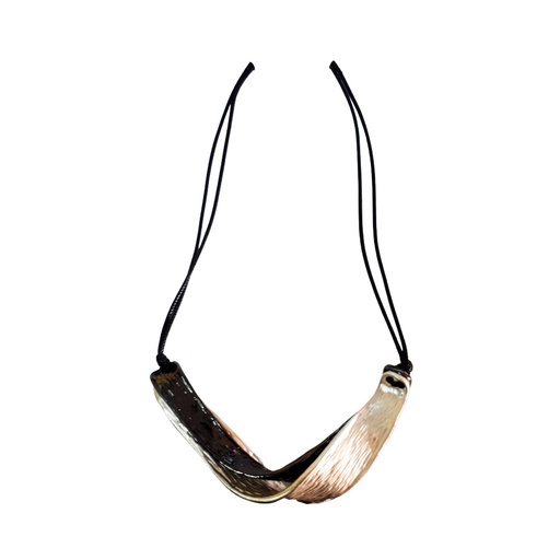 [25924] COLLAR CORTO DOBLE TONO
