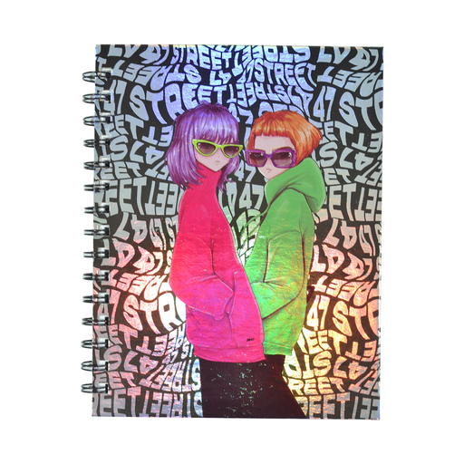 [35518] CUADERNO 16x21 TAPA DURA  47 STREET