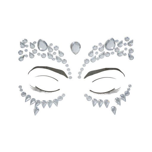 [42725] GEMAS P/ ROSTRO PLATEADAS