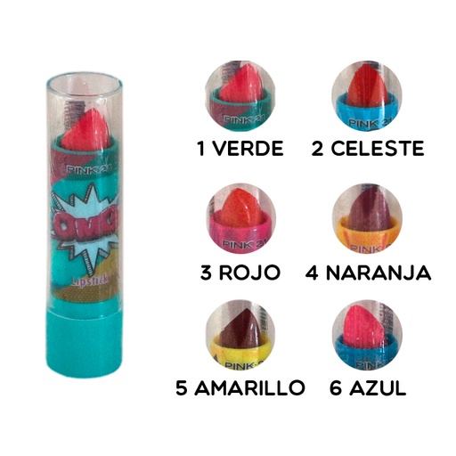 [33885] LAPIZ LABIAL SATINADO GIRL POWER