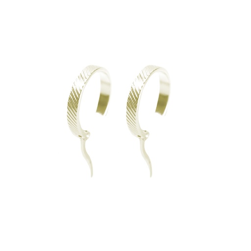 [39289] ARGOLLA DORADA FINA CON RELIEVE A.QUIRURGICO