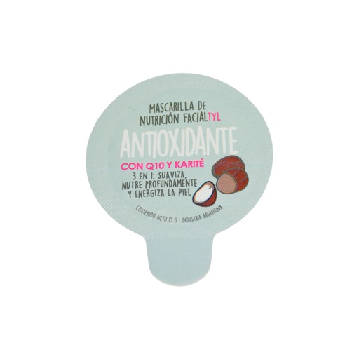 [34561] MASCARILLA FACIAL ANTIOXIDANTE CON Q10 Y KARITE