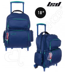 [13684] MOCHILA LSYD CON CARRITO 18 PULGADAS
