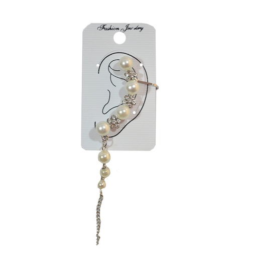 [37589] ARO TREPADOR CON COLGANTES Y FLORES DE STRASS Y PERLAS