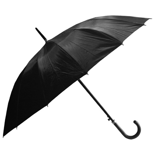 [34689] PARAGUAS LISO NEGRO(FALLA E/MANGO)