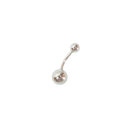 [39386] PIERCING DE OMBLIGO BOLA DE ACERO