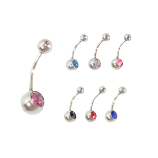 [39385] PIERCING DE OMBLIGO STRAS GRANDE