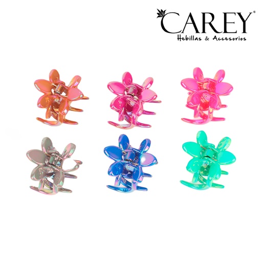 [39821] PINZA FLOR CALADA IRISADO