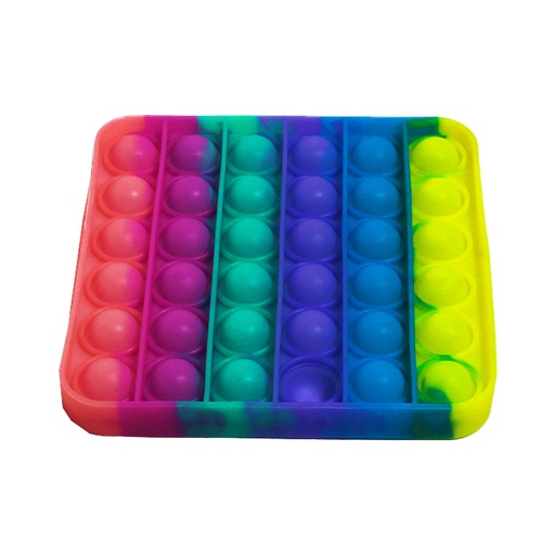 [34649] POP IT CUADRADO MULTICOLOR 12x12cm