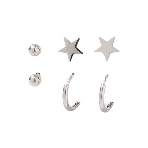 [38454] AROS ACERO SET POR 3