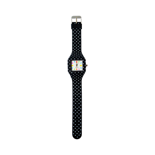 [42494] RELOJ MALLA SILICONA CUADRADO