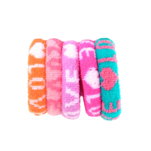 [38781] SET COLERO TEEN FRASE LOVE X 5 UNIDADES