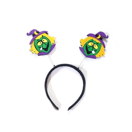 [38251] VINCHA CON RESORTE HALLOWEEN