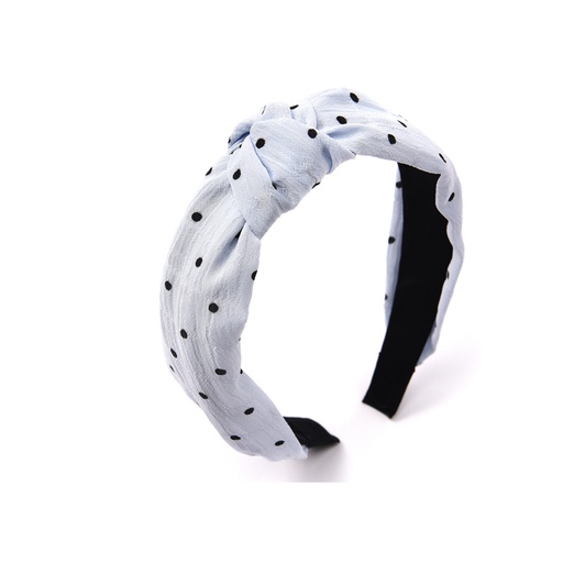 [38414] VINCHA DE TELA CON LUNARES