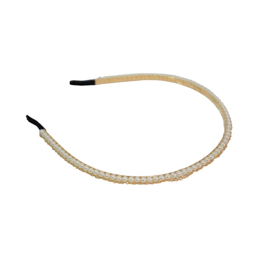 [42732] VINCHA PERLA DIVIDIDA C/ CADENA