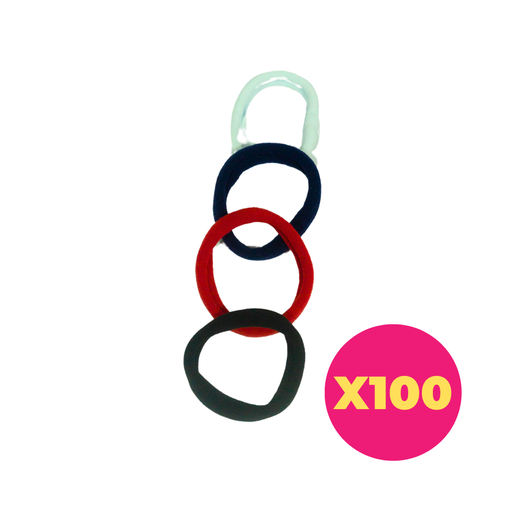 [45808] COLERO GRANDES 4 COLORES X100 UNIDADES