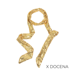 [46913D] COLLAR CORBATERO FINO DE LENTEJUELAS X12