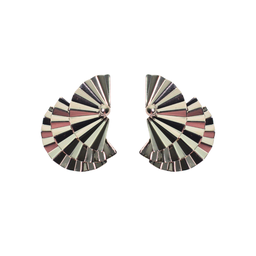 [50106] AROS ABANICO PLATEADOS