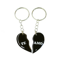 [31228-1] LLAVERO CHARM PARA COMPARTIR CORAZON