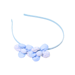 [49903-4] VINCHA DIADEMA CON APLIQUES DE FLORES