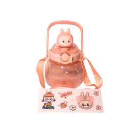 [49189-1] BOTELLA LABUBU CON STICKERS PARA DECORAR