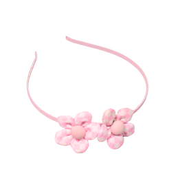 [49903-1] VINCHA DIADEMA CON APLIQUES DE FLORES