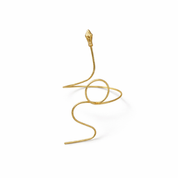 [51232] BRAZALETE FORMA VIBORA DORADO
