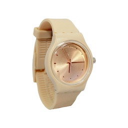 [41687-1] RELOJ SIN NUMEROS MALLA DE SILICONA