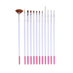 [43208] KIT PINCELES PARA DECORAR UÑAS