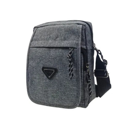 [48299-2] MORRAL DOBLE DIVISION Y BOLSILLO FRONTAL