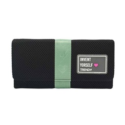 [41989-1] BILLETERA ACOLCHONADA CIERRE CLIP 