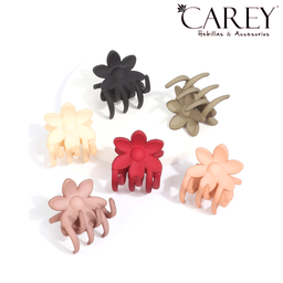 [48378-5] BROCHE CAREY FLOR OPACA