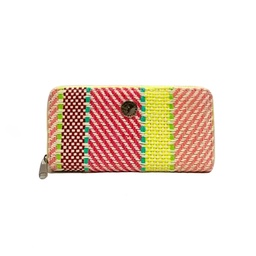 [38968-4] BILLETERA TEJIDA DISEÑO ETNICO