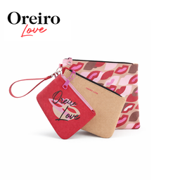 [51804-2] SET PORTACOSMETICO X3 OREIRO LOVE