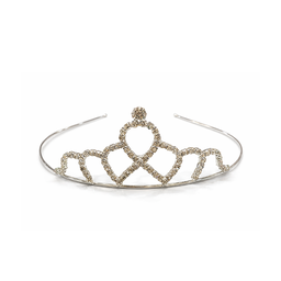 [51230] TIARA CORONA FINA CON STRASS