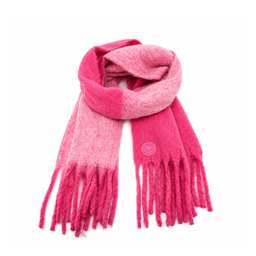 [52499-3] BUFANDA NUBE BICOLOR APLIQUE TRENDY