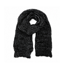 [52539-1] BUFANDA TRENZADA COLOR LISO TRENDY