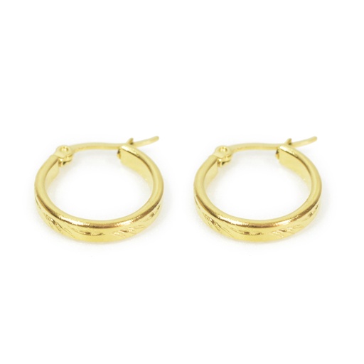 [39403] AROS DORADOS GRABADOS
