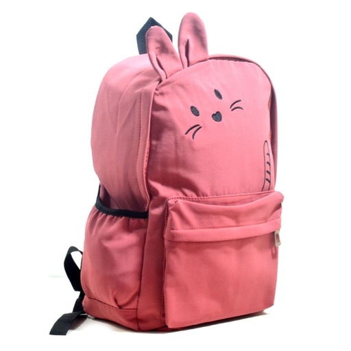 [TI64] MOCHILA CON OREJAS GATO TELA 18"