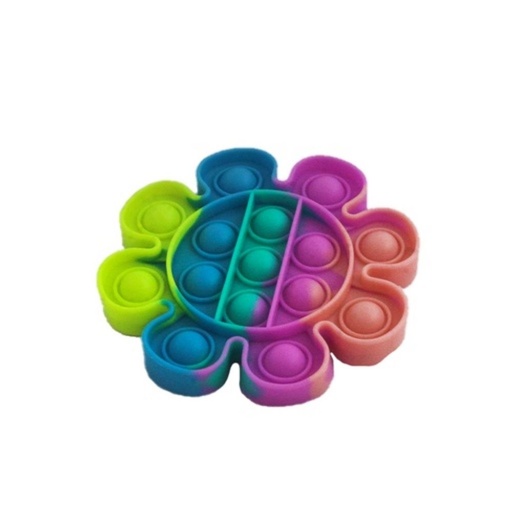 [TI101] POP IT FLOR MULTICOLOR 12x12cm