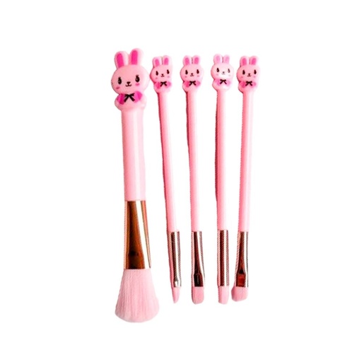 [TI129] SET DE BROCHA DE MAQUILLAJE CONEJO